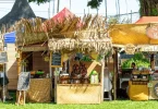 traditional indonesian food stalls
